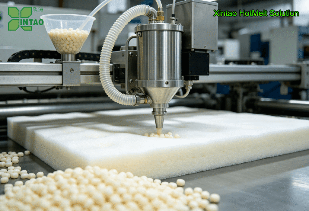 hot melt adhesive for mattress manufacturing-3 hot melt adhesive for mattress manufacturing-2